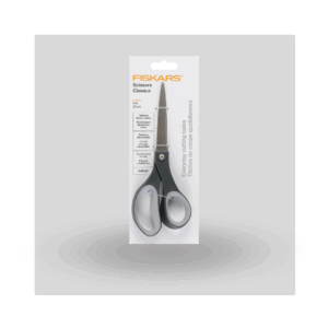 Fiskars Tijera de Acero Inoxidable 21cm, Softgrip, Gris