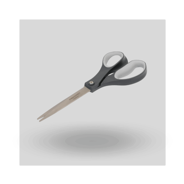 Fiskars Tijera de Acero Inoxidable 21cm, Softgrip, Gris - Imagen 3