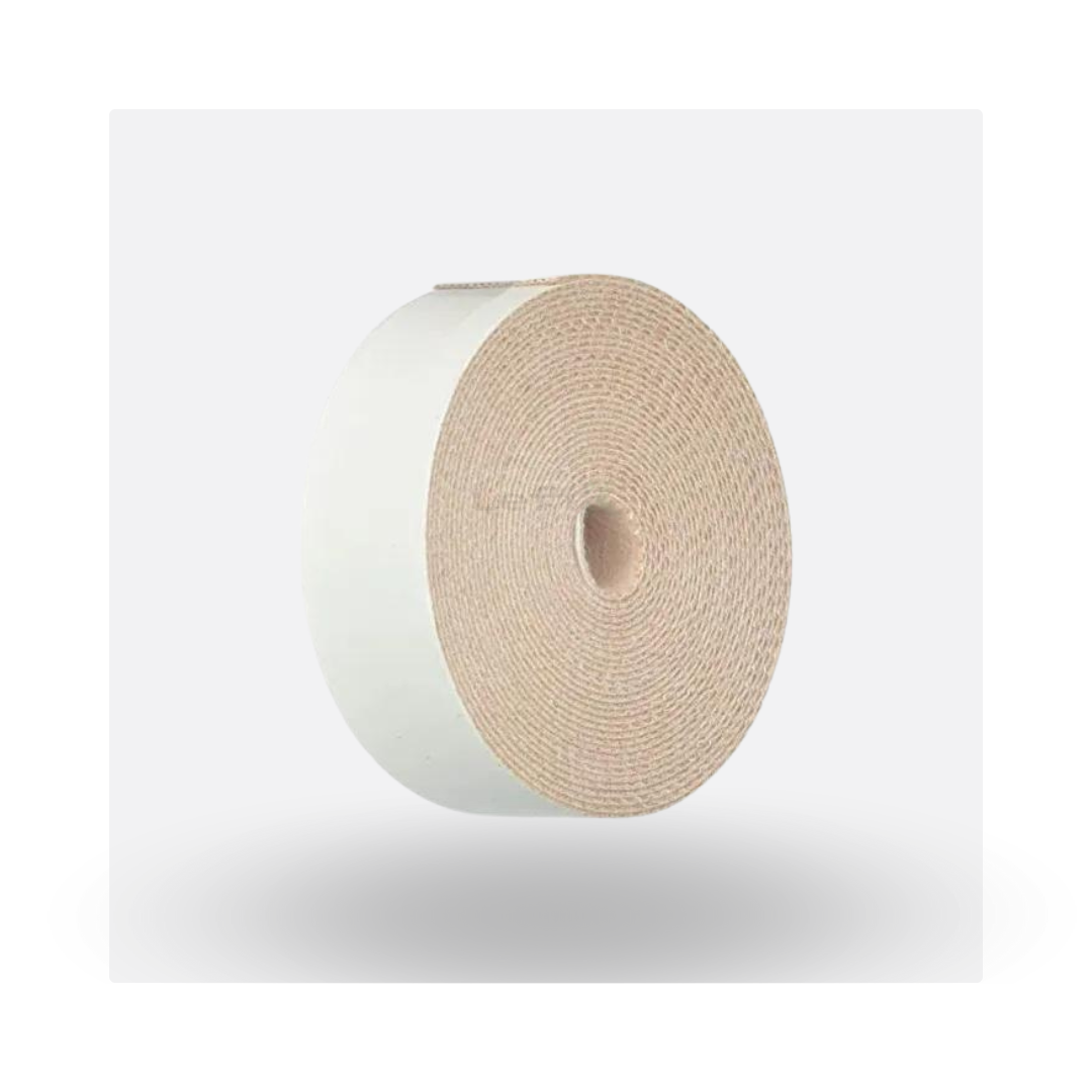 Rollo de Moleskin Strapping Rolyan de 25 mm para protección y sujeción en terapia de mano, disponible en Lefix.