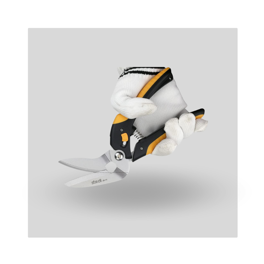 Tijera Profesional Microdentada Stedi para Cortar Termoplástico - Imagen 2