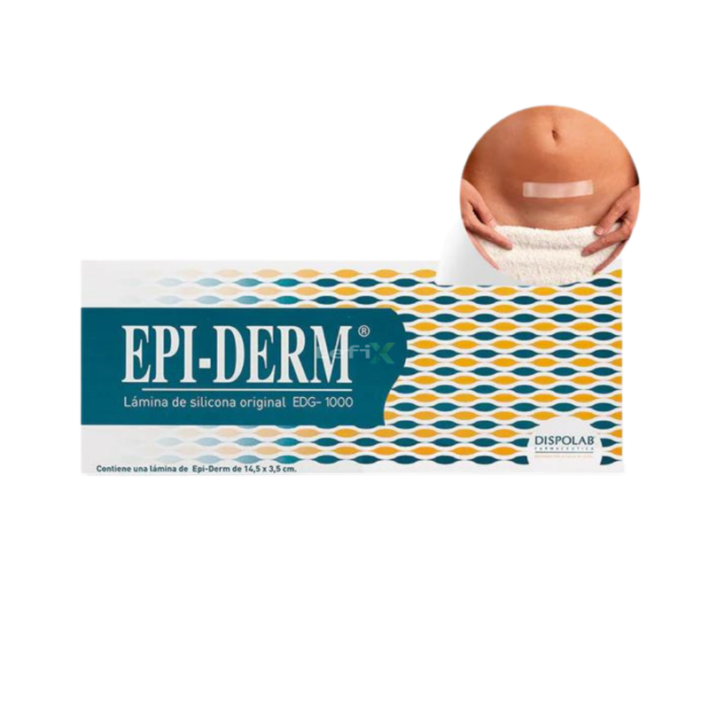 Epiderm EDG 1000 lámina de silicona para cicatrice
